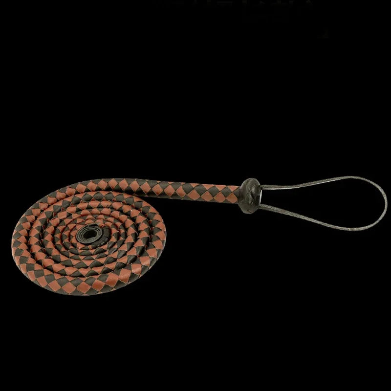 240CM Genuine Leather Horse Whip