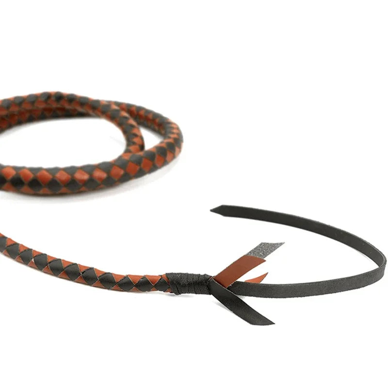 240CM Genuine Leather Horse Whip